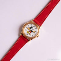 Vintage classico Mickey Mouse Lorus Guarda le donne | Piccolo orologio da polso