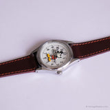 Sily-tone vintage Mickey Mouse Disney Quartz montre pour femme