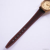 Vintage Lanco Automatic Date Watch for Women with Champagne Dial