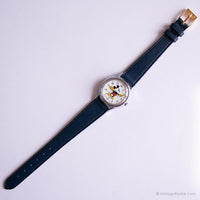 Elegant Silver-tone Mickey Mouse Ladies Watch | Vintage Lorus Watch