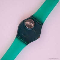 Jahrgang Swatch Palco GG119 Uhr | Grün und goldfarben Swatch Uhr