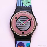1988 Swatch GB120 Coconut Grove reloj | Raro retro Swatch Caballero reloj