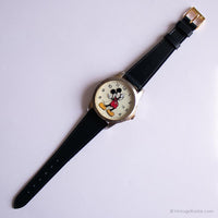 Vintage Mens Mickey Mouse Watch | 40mm Large Wristwatch for Men