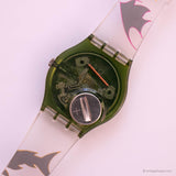 Rara cosecha Swatch GG110 Franco reloj | Retro Swatch Caballero reloj