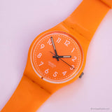2009 Swatch ساعة البابايا الطازجة GO105 | نادر البرتقالي Swatch يشاهد