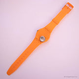 2009 Swatch Frisches Papaya Go105 Uhr | Seltene Orange Swatch Uhr