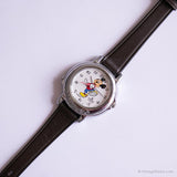 Antiguo Lorus Mickey Mouse Musical reloj | Tono plateado Disney reloj