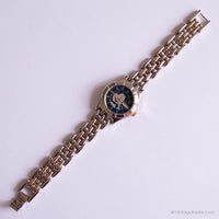 Elegante dial blu Mickey Mouse Guarda per lei | Vintage ▾ Disney Orologi