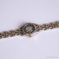 Dial azul elegante Mickey Mouse reloj para ella | Antiguo Disney Relojes