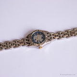 Dial azul elegante Mickey Mouse reloj para ella | Antiguo Disney Relojes