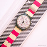 Swatch SCN103 JFK Chronograph Uhr | Farbenfroher Jahrgang Swatch Chrono