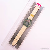 Swatch SCN103 JFK Chronograph reloj | Colorida Vintage Swatch Chrono