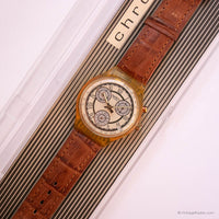 1995 Swatch SCJ400 CLOCHER Watch | Vintage 90s Swatch Chrono Watch