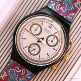 1992 Swatch Premio SCB108 reloj | Vintage de los 90 Swatch Chrono reloj