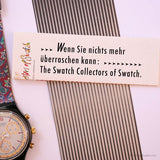 1992 Swatch Prix ​​SCB108 montre | Vintage des années 90 Swatch Chrono montre