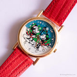 Antiguo Mickey Mouse y Minnie reloj Edición de Navidad de Valdawn