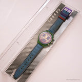 Jahrgang Swatch Scn112 echodeco Uhr | 90er Jahre selten Swatch Chrono Uhr