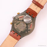 1993 Swatch ساعة SCM102 JET LAG | التسعينيات قابلة للتحصيل Swatch Chrono