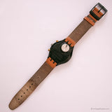 Swatch Chrono Compte SCB113 montre | Black des années 90 Chronograph Swatch