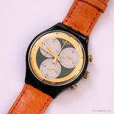 Swatch Chrono Rollerball SCB107 montre | Vintage des années 90 Swatch montre