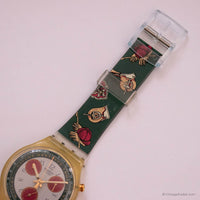 Jahrgang Swatch Chrono SCK102 Reitstern Uhr | 90er Jahre Swatch mit Box