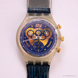 EXTRAÑO Swatch Chrono SCZ101 IOC reloj - 100 años de movimiento olímpico
