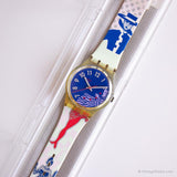 1992 Swatch GK147 Gruau orologio | Scatola originale e carte blu Swatch