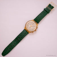 Rare des années 90 vintage Swatch Chrono SCJ400 Clocher montre