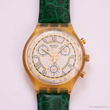 Vintage de los 90 raros Swatch Chrono Scj400 clocher reloj