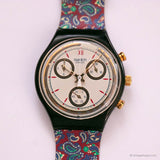 anni 90 Swatch Chronograph Orologio premio SCB108 | Collezione vintage Swatch
