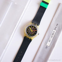 1992 Swatch GK402 Black Line Uhr | Kasten- und Papierskelett Swatch