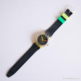 1992 Swatch GK402 Black Line Watch | Scheletro di scatole e carte Swatch