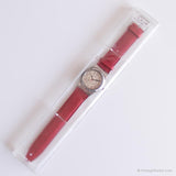 1995 Swatch YLS103 rouge Amazon montre | Sily-tone vintage Swatch Ironie