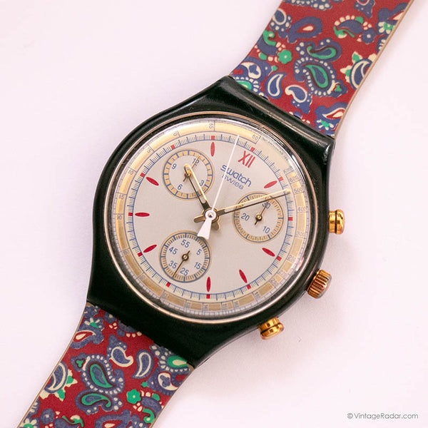 Swatch Chronograph SCB108 AWARD Watch | 90s Colorful Chrono Watch