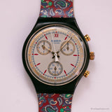 Swatch Chronograph ساعة جائزة SCB108 | ساعة كرونو ملونة من التسعينيات