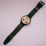 Swatch Chrono ساعة رولربال SCB107 | الأخضر والذهبي Swatch Chrono