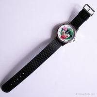 Vintage Mickey and Minnie Mouse Christmas Watch with NATO Strap