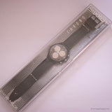 1991 Swatch Chrono SCB106 Wall Street reloj con caja vintage