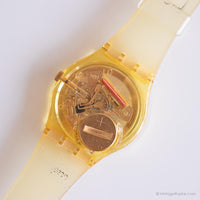 1990 Swatch GZ115 Goldenes Gelee Uhr | SELTEN Swatch mit Box und Papieren
