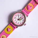 90s colorido Minnie Mouse reloj para mujeres | Antiguo Disney Cuarzo reloj
