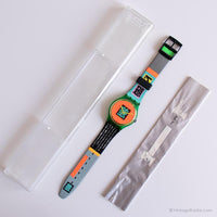 1989 Swatch GG104 Shibuya Watch | نادر Swatch مع الصندوق والأوراق