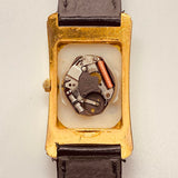 Rectangular Guess Cuarzo de moda reloj Para piezas y reparación, no funciona