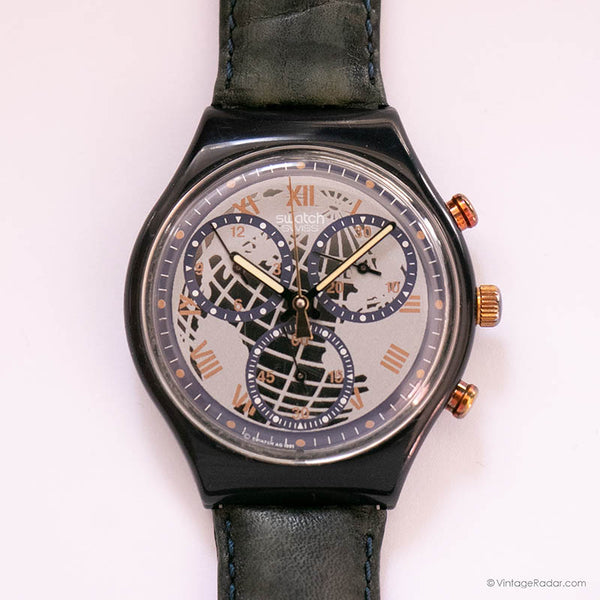 Swatch Zona atemporal de SCN104 reloj | 1991 Swatch Chrono con caja
