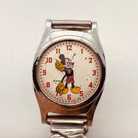 1950s US Time Mickey Mouse Watch for Parts & Repair - NOT WORKING