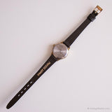 Jahrgang Timex Indiglo -Datum Uhr für sie | Rundes Zifferblatt Gold-Ton Uhr