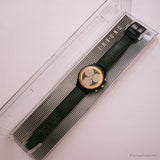 RARE Collectible 1991 Swatch Chrono SCB107 ROLLERBALL Watch with Box