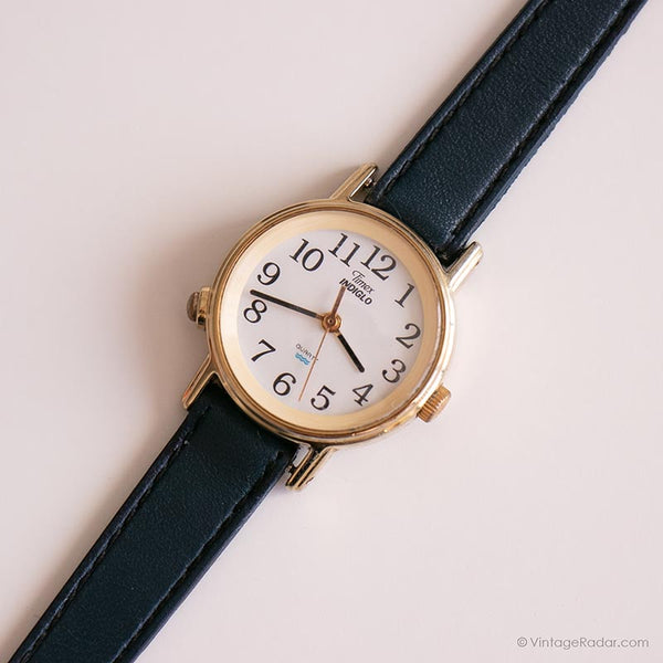 Vintage elegant Timex Indiglo Uhr | Frauenanaloge Quarz Uhr