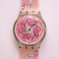 Vintage Swatch SUPK108 LOVE HANDS Watch | Jelly in Jelly Puzzle Motion