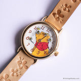 Anni '90 Timex Winnie the Pooh Guarda le donne con cinturino originale