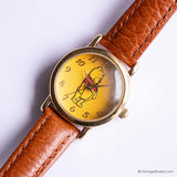 Pequeño clásico Winnie the Pooh Tono dorado reloj para ella
